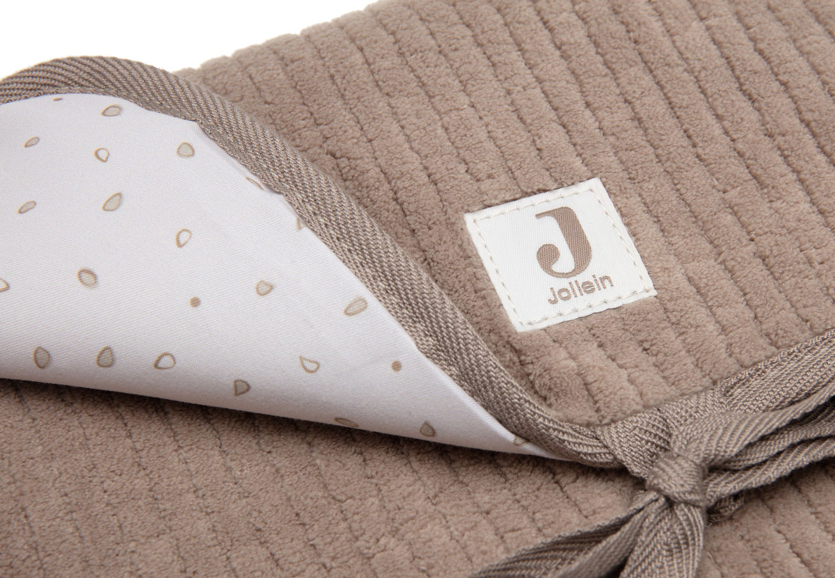 Tapis à langer Cloudy Rib Milky Coffee, vue 3