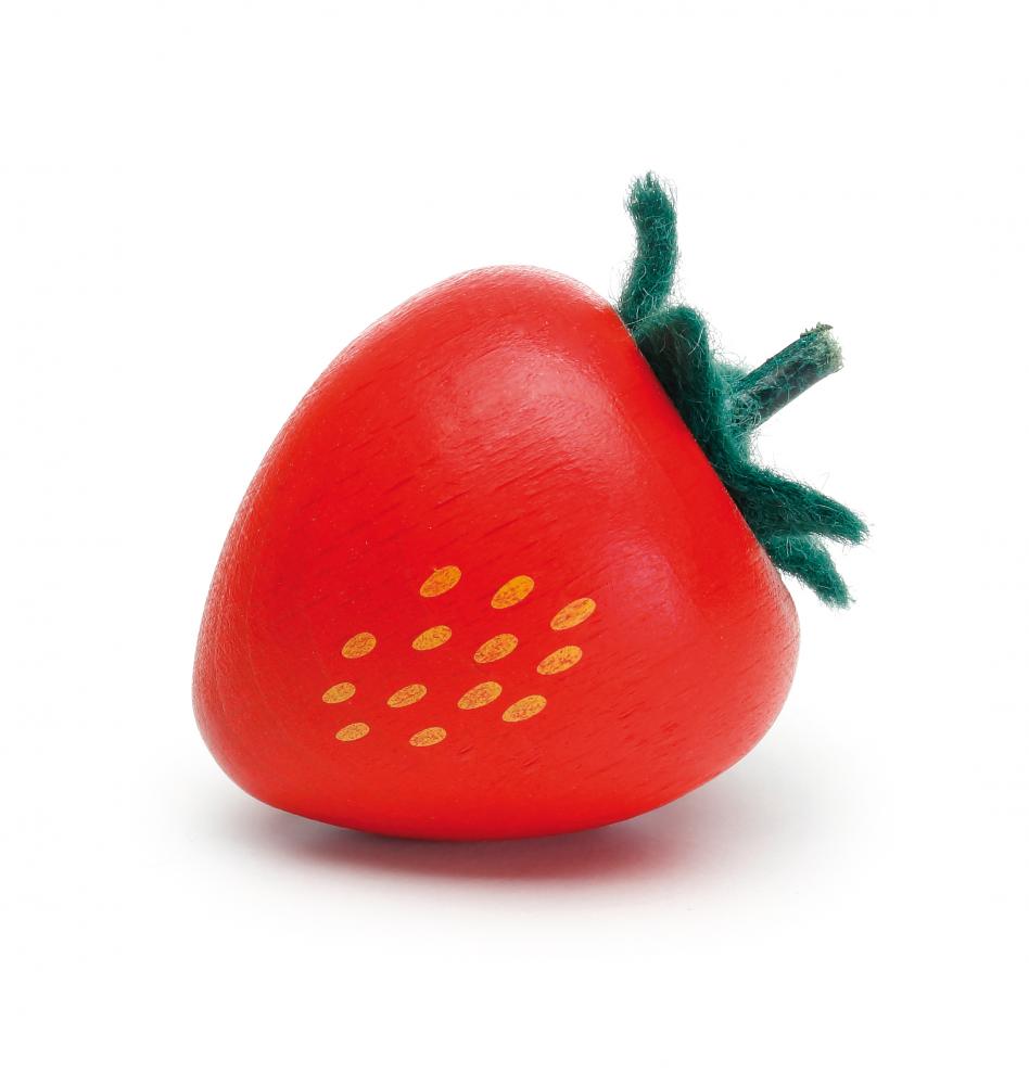 Fraise en bois Erzi rouge pour dinette enfant