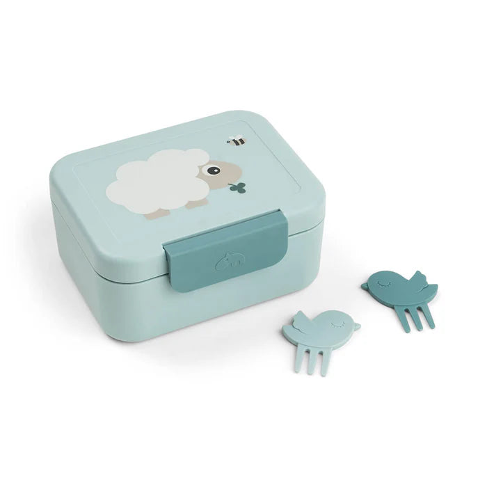 Tiny lunch box avec pique-nique - Tiny farm - Bleu
