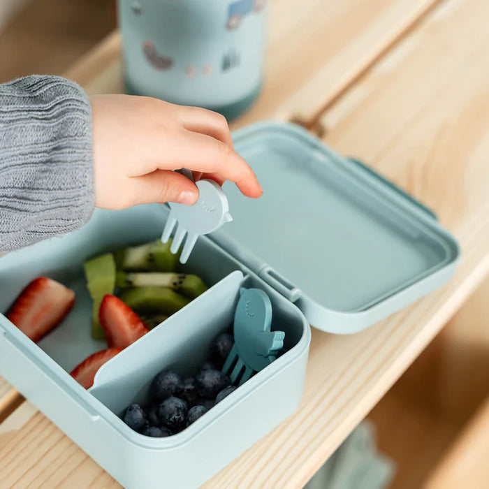 Tiny lunch box avec pique-nique - Tiny farm - Bleu