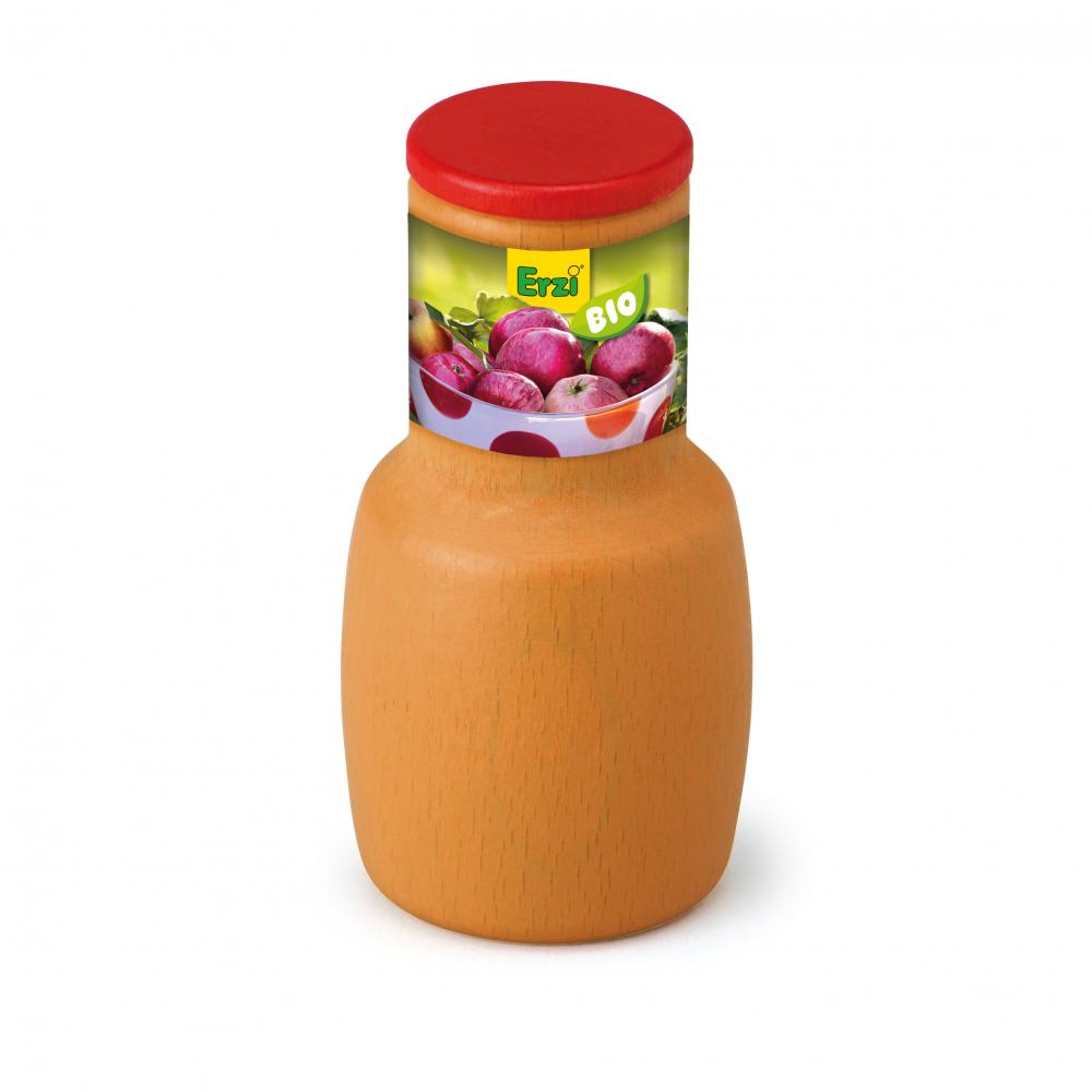 Bouteille de jus de pomme en bois Erzi pour dinette