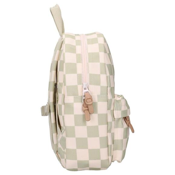 Sac à dos enfant Nostalgia pâquerettes beige et vert