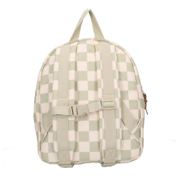 Sac à dos enfant Nostalgia pâquerettes beige et vert