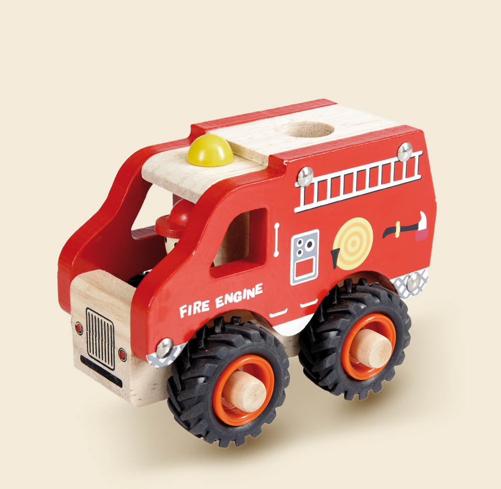 Camion de pompiers en bois Egmont Toys