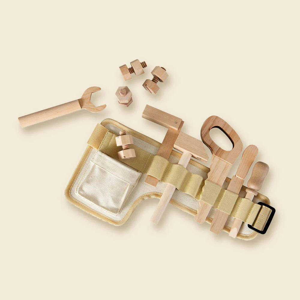 Ceinture à outils en bois