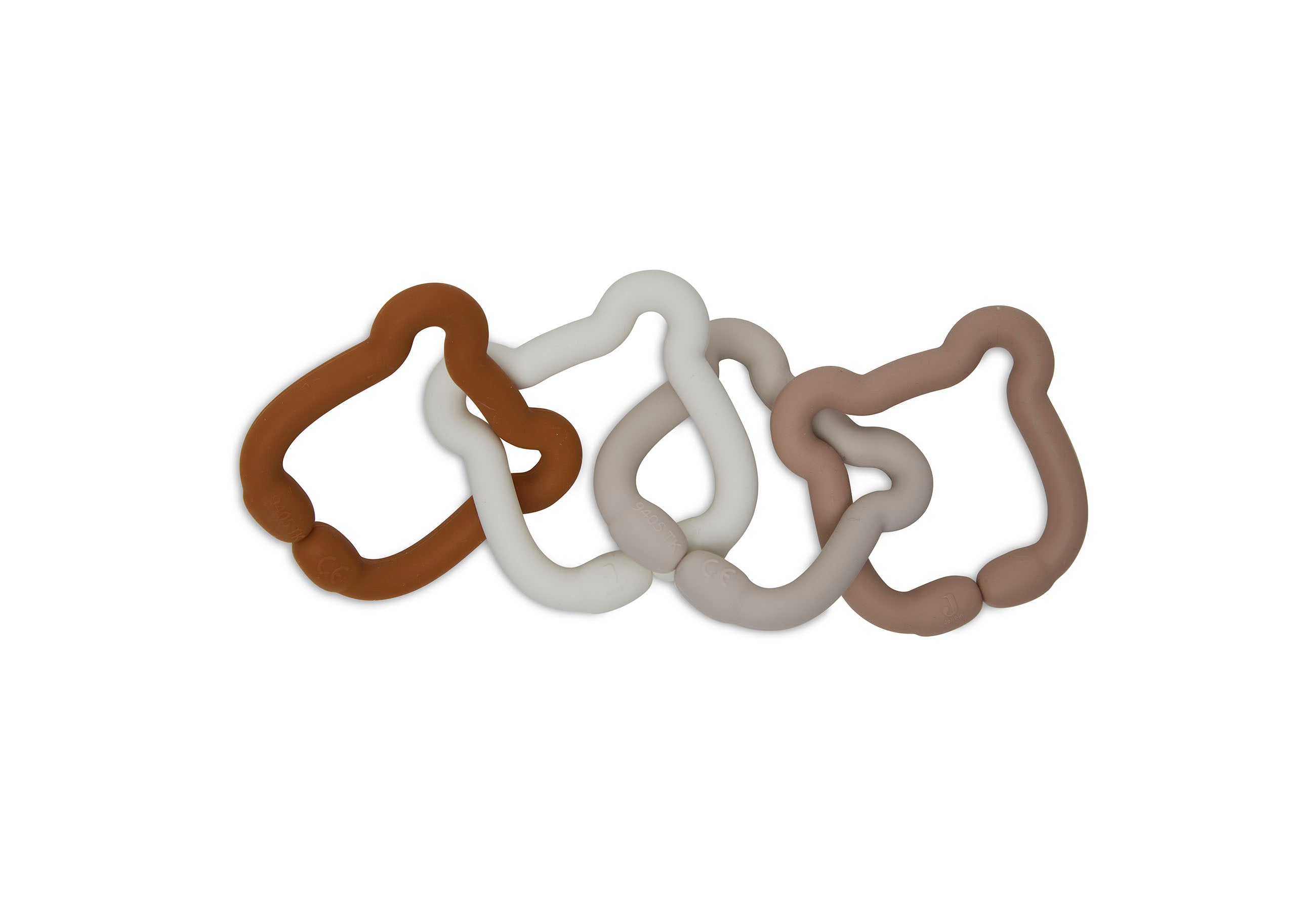 Jeu d'anneaux en silicone Teddy Bear Jollein