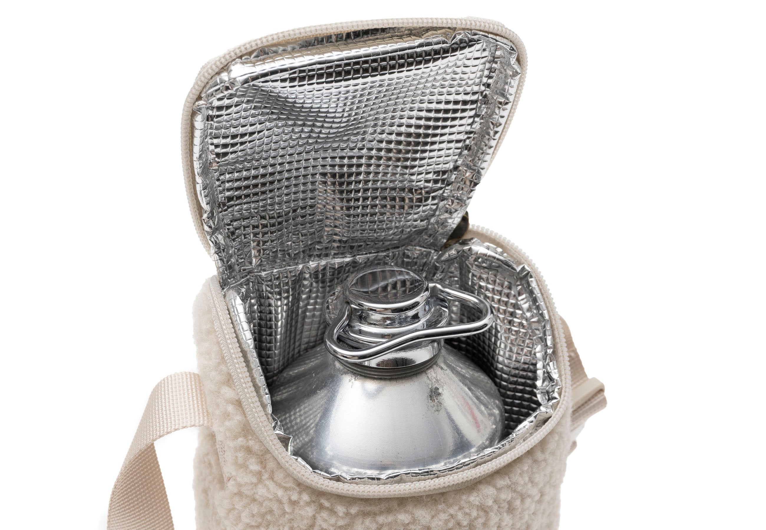 Sac isotherme biberon Jollein Teddy Lou, anse réglable avec mousqueton