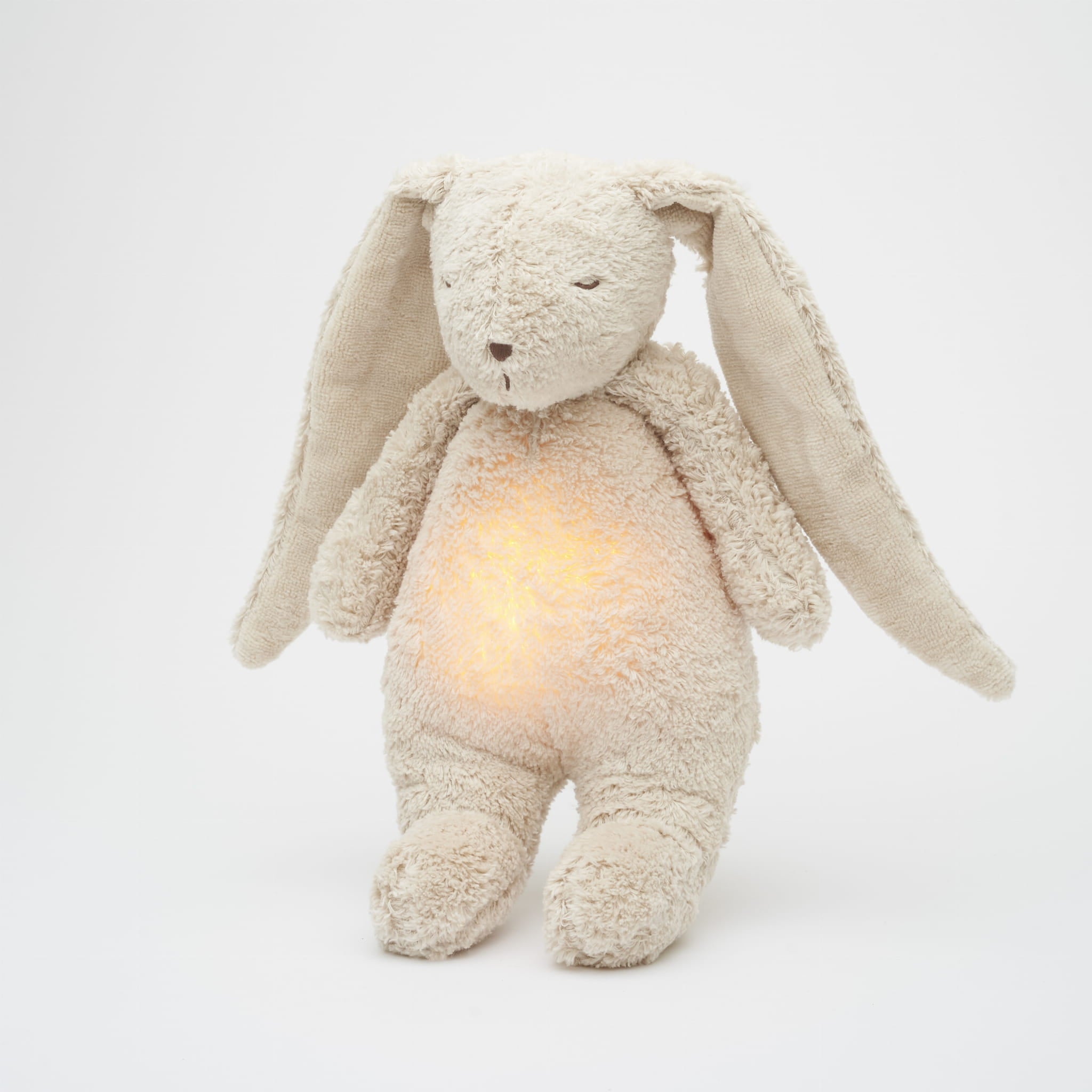Lapin apaisant Moonie sable en coton bio