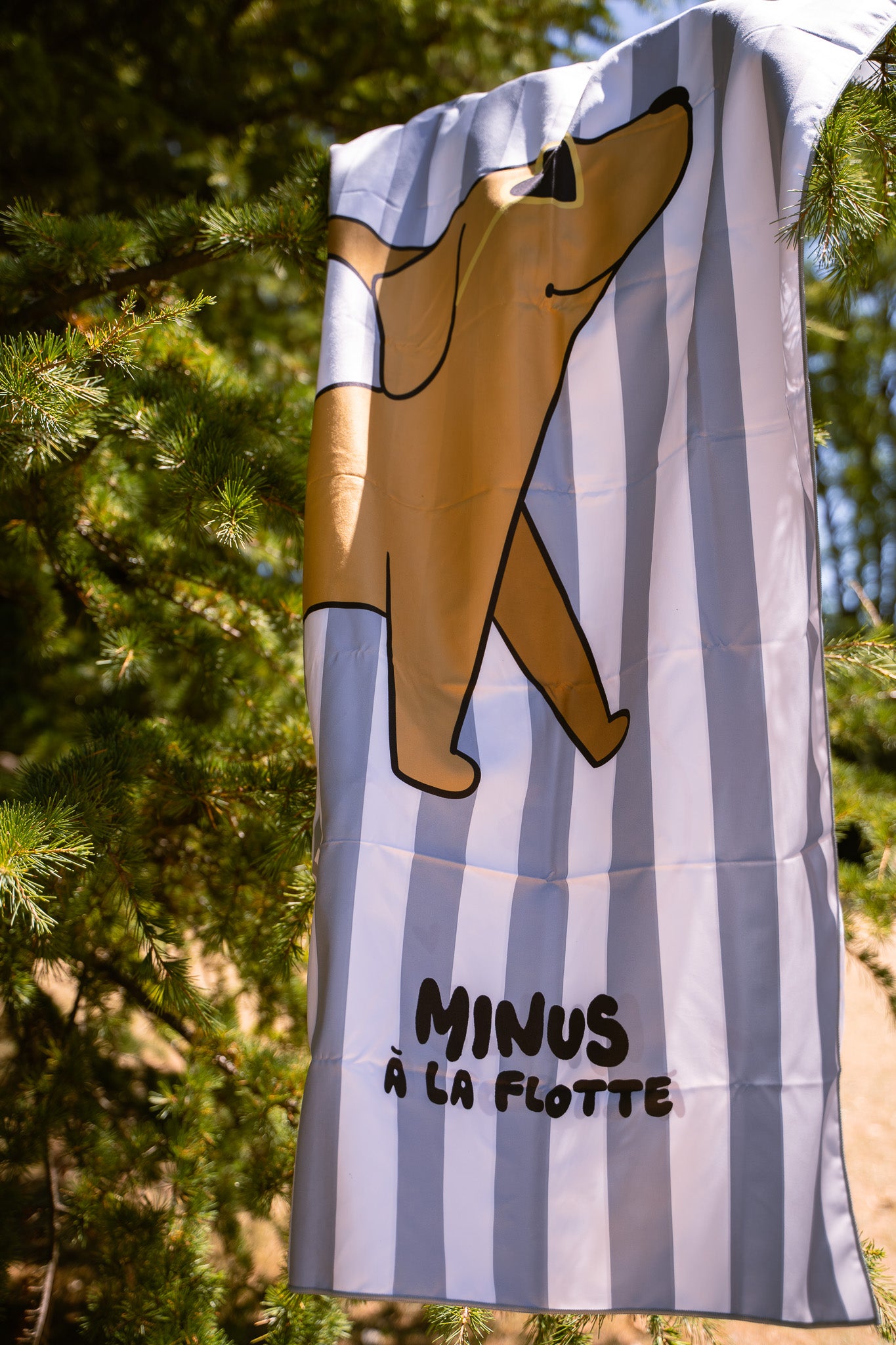 Serviette de plage enfant Minus Chiot