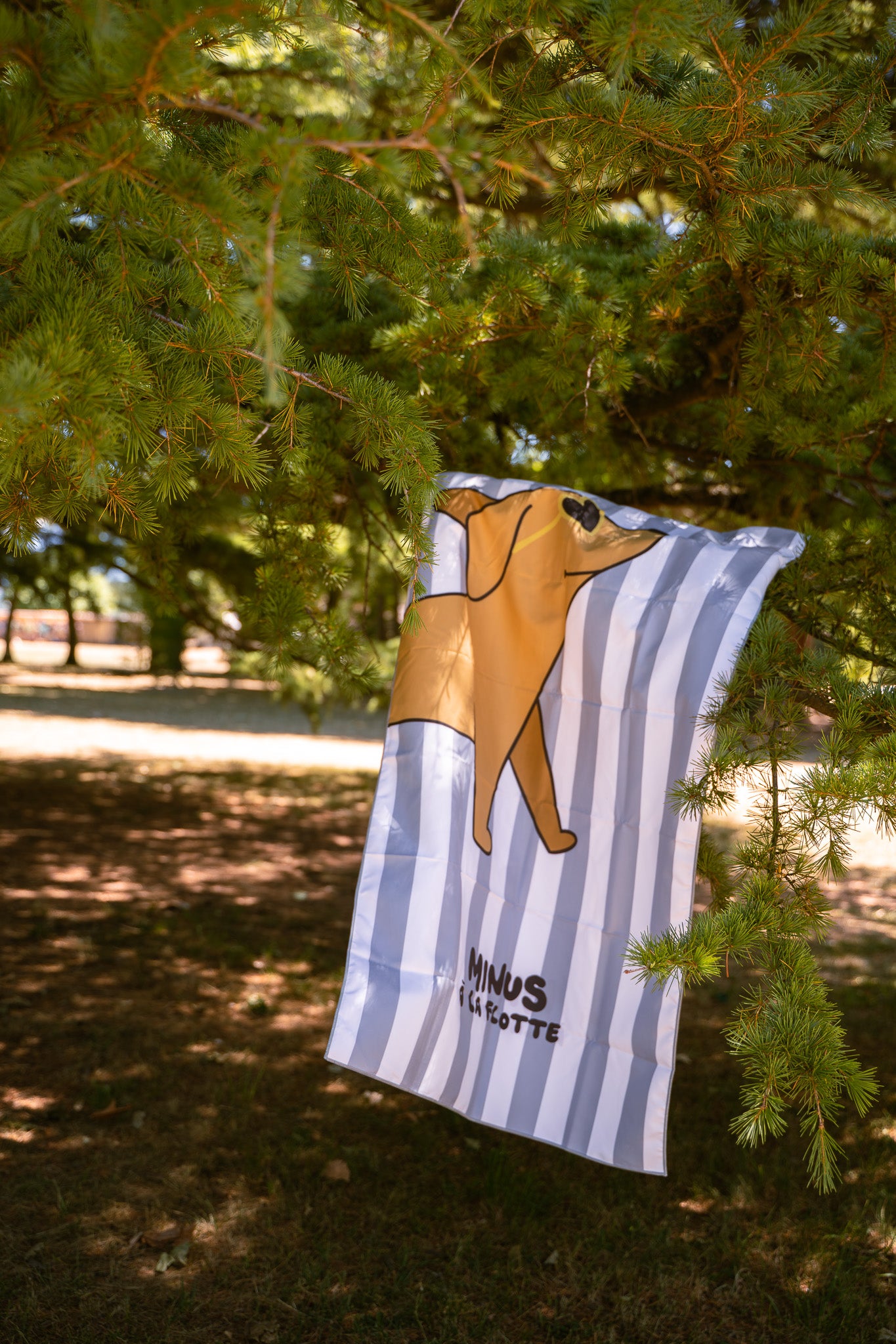 Serviette de plage enfant Minus Chiot