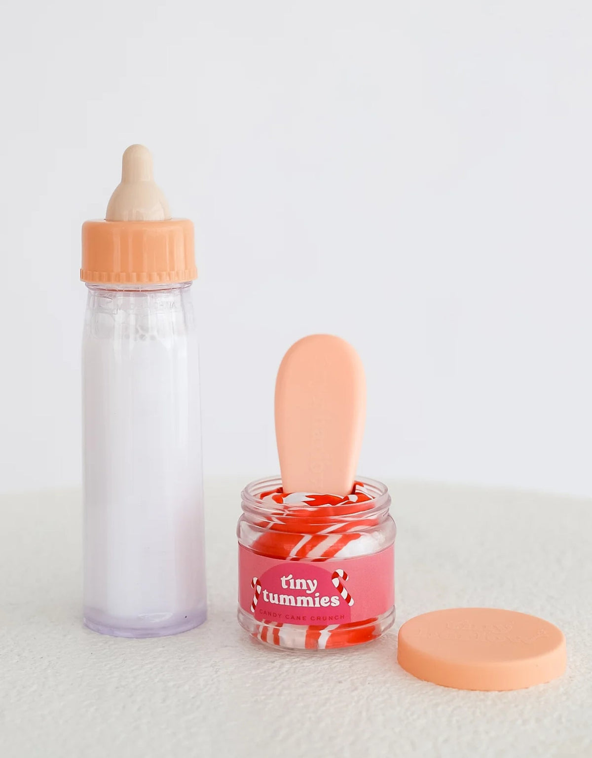 Coffret de Noël Tiny Harlow sucre d'orge et biberon magique pour poupée