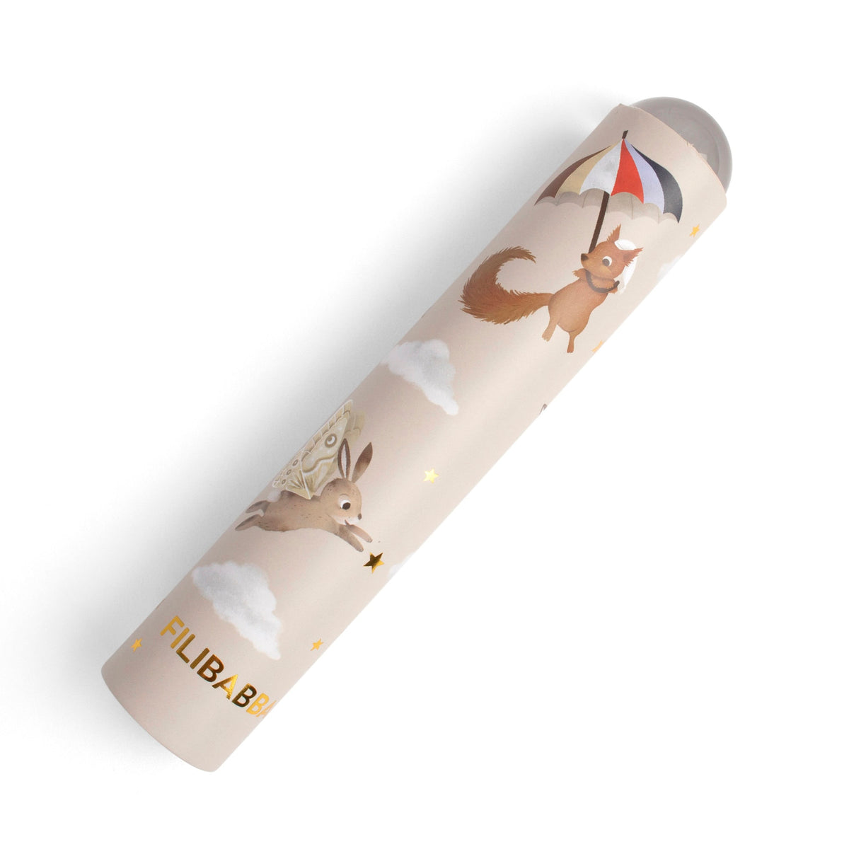 Kaléidoscope enfant Filibabba Star Catchers beige et doré avec sa boîte cadeau