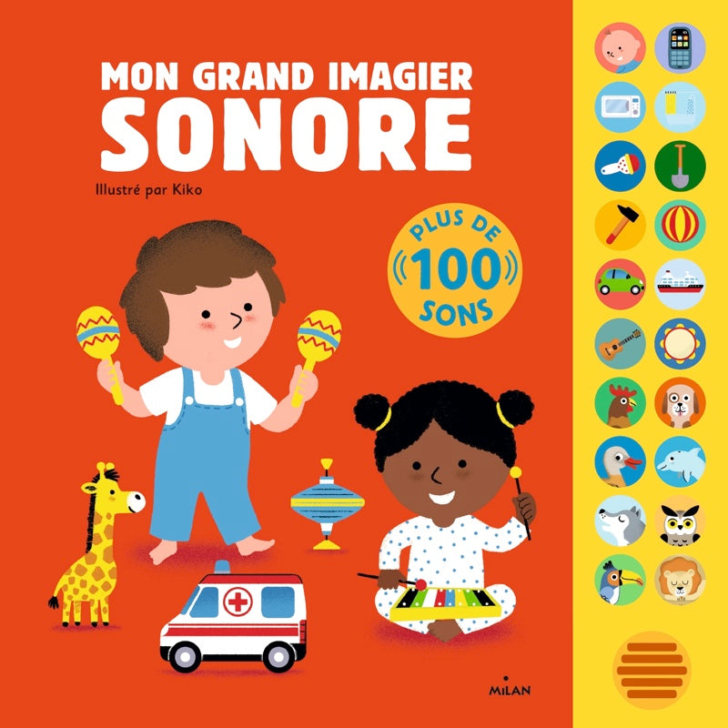 Mon grand imagier sonore, éditions Milan