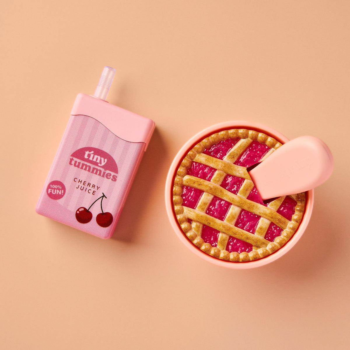 Coffret pique-nique Tiny Harlow tarte aux cerises et jus de cerise pour poupée