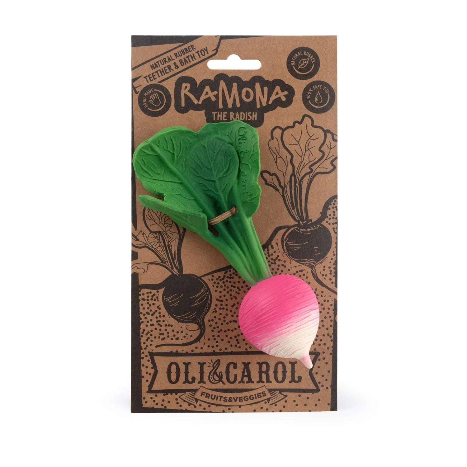 Ramona the Radish Anneau Dentition Bébé