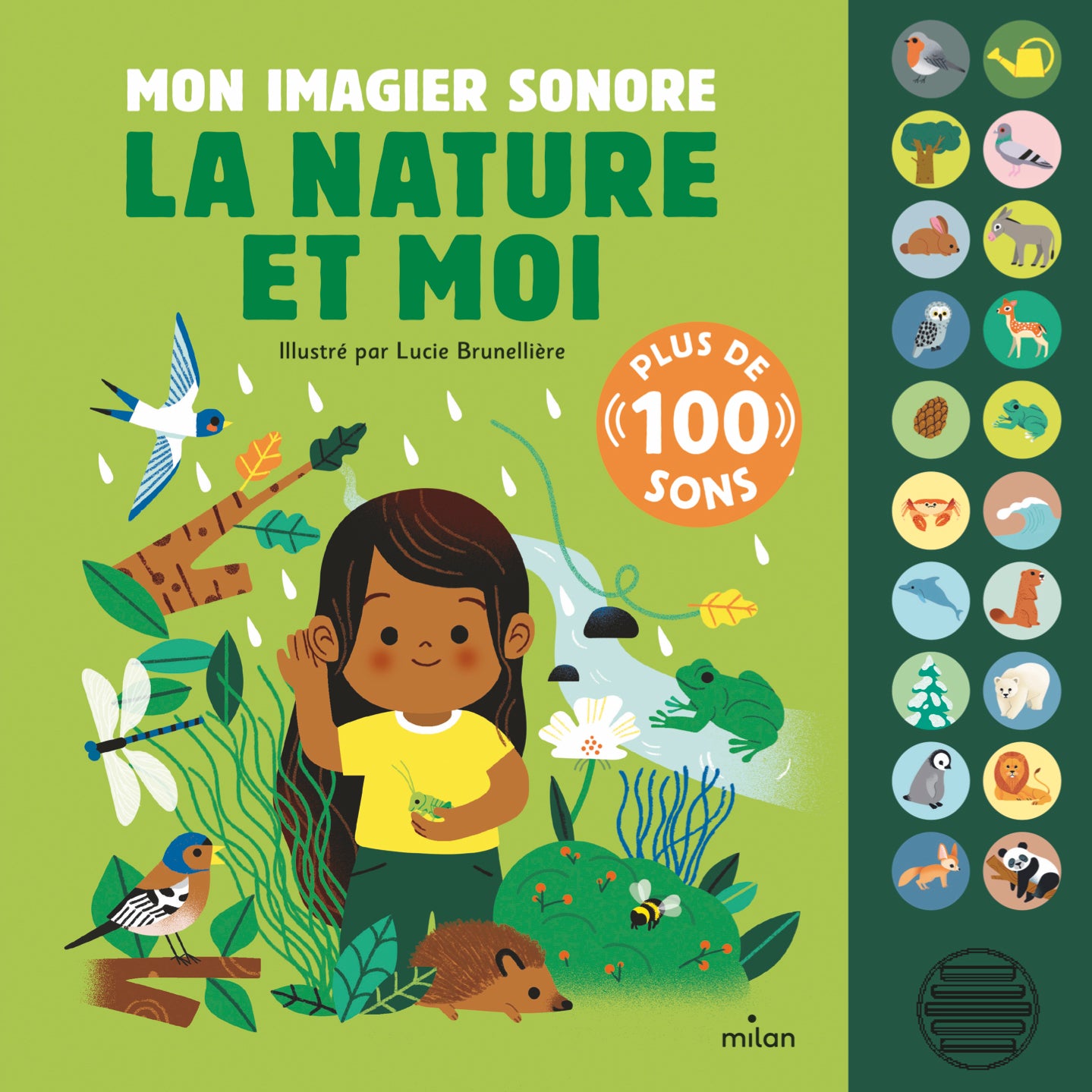 Mon imagier sonore La nature et moi, éditions Milan