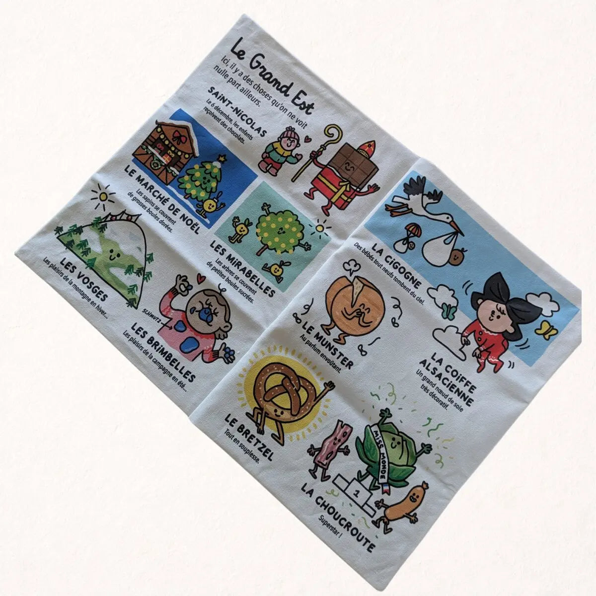 Couverture façon journal de la gazette des bébés Le Grand Est
