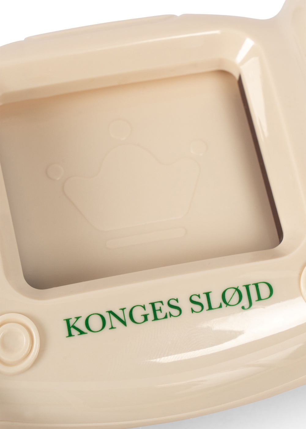 Dos de la manette sonore Game On en plastique ABS crème