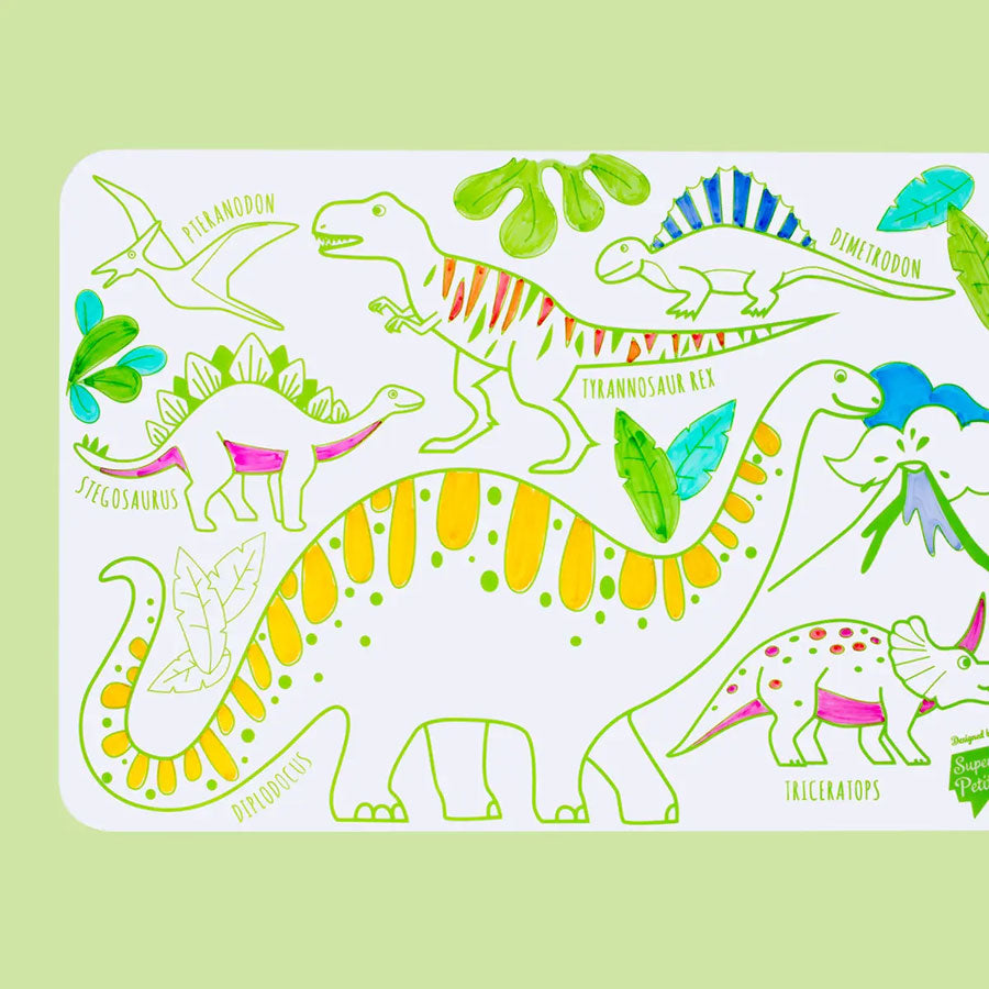 Mini set Dino Super Petit avec ses feutres effaçables