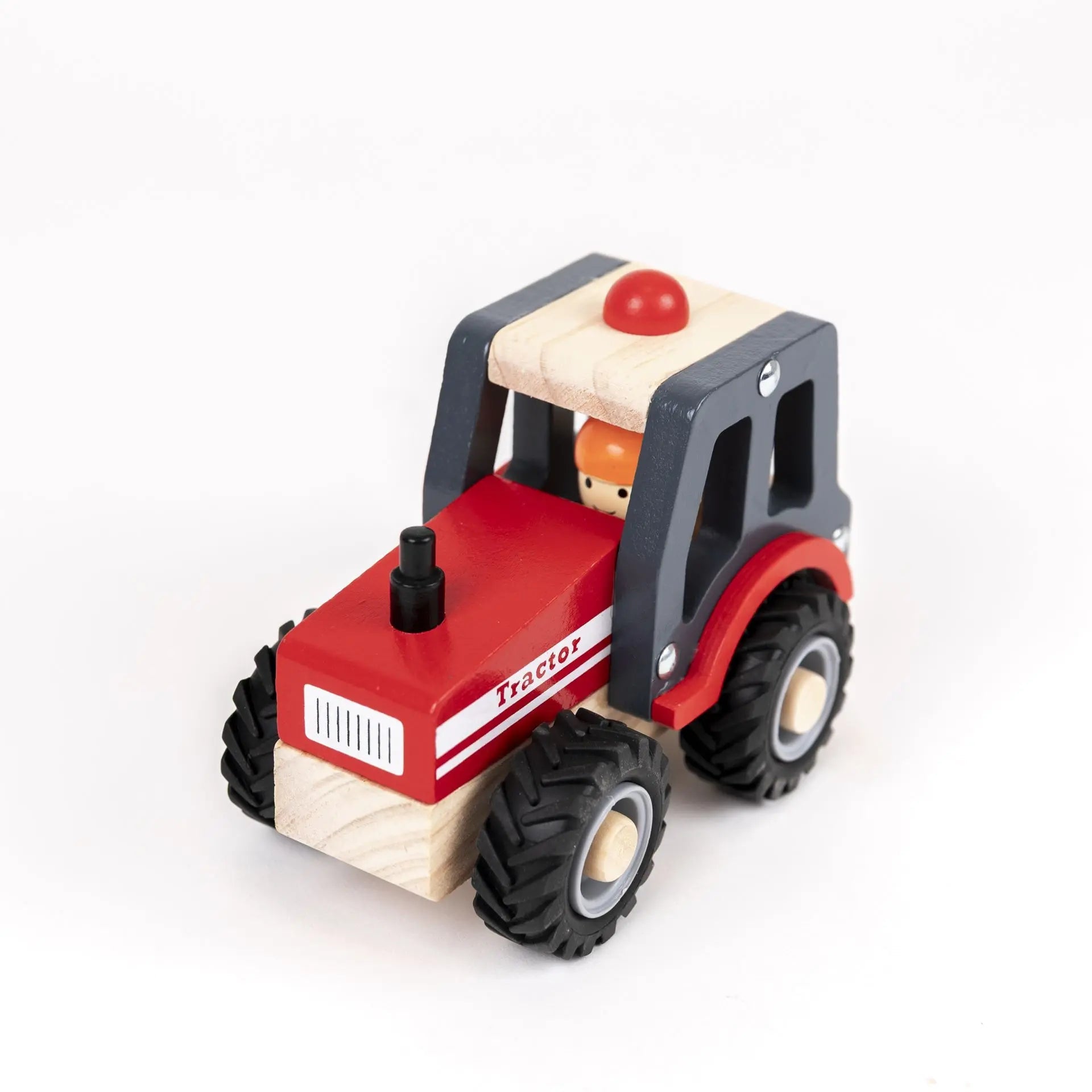 Format 13 cm du tracteur en bois