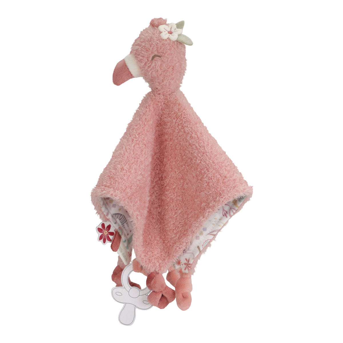 Doudou Flamant rose Safari Friends Little Dutch