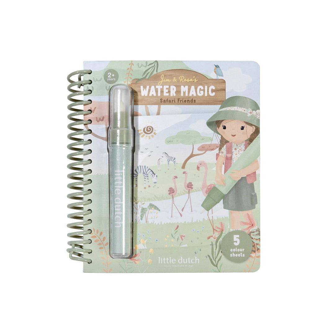 Livre de coloriage à l'eau Rosa posé à plat