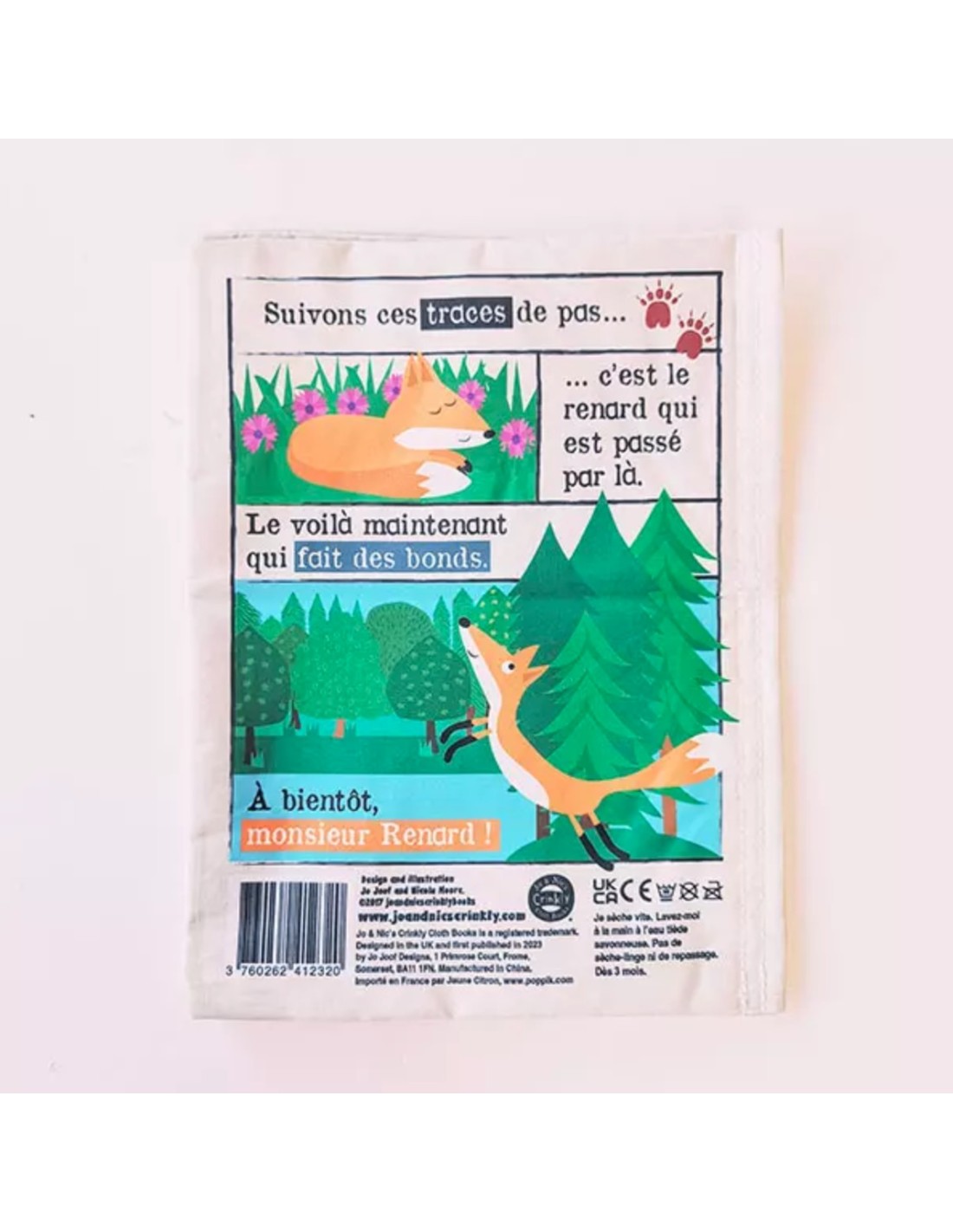 Double page du journal bébé Qui se cache dans la forêt