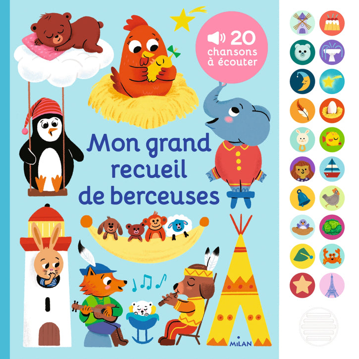 Mon grand recueil de berceuses, éditions Milan