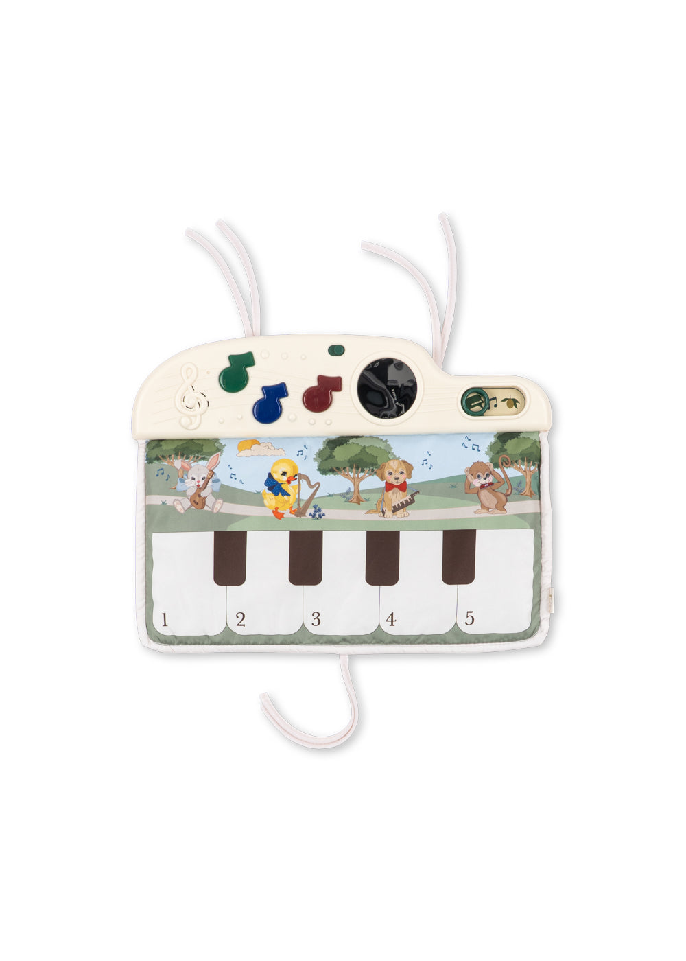 Tapis d'éveil musical Melody Konges Sløjd multicolore, vue d'ensemble