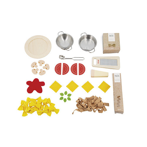 Pâtes en bois du set Pasta Mix Janod