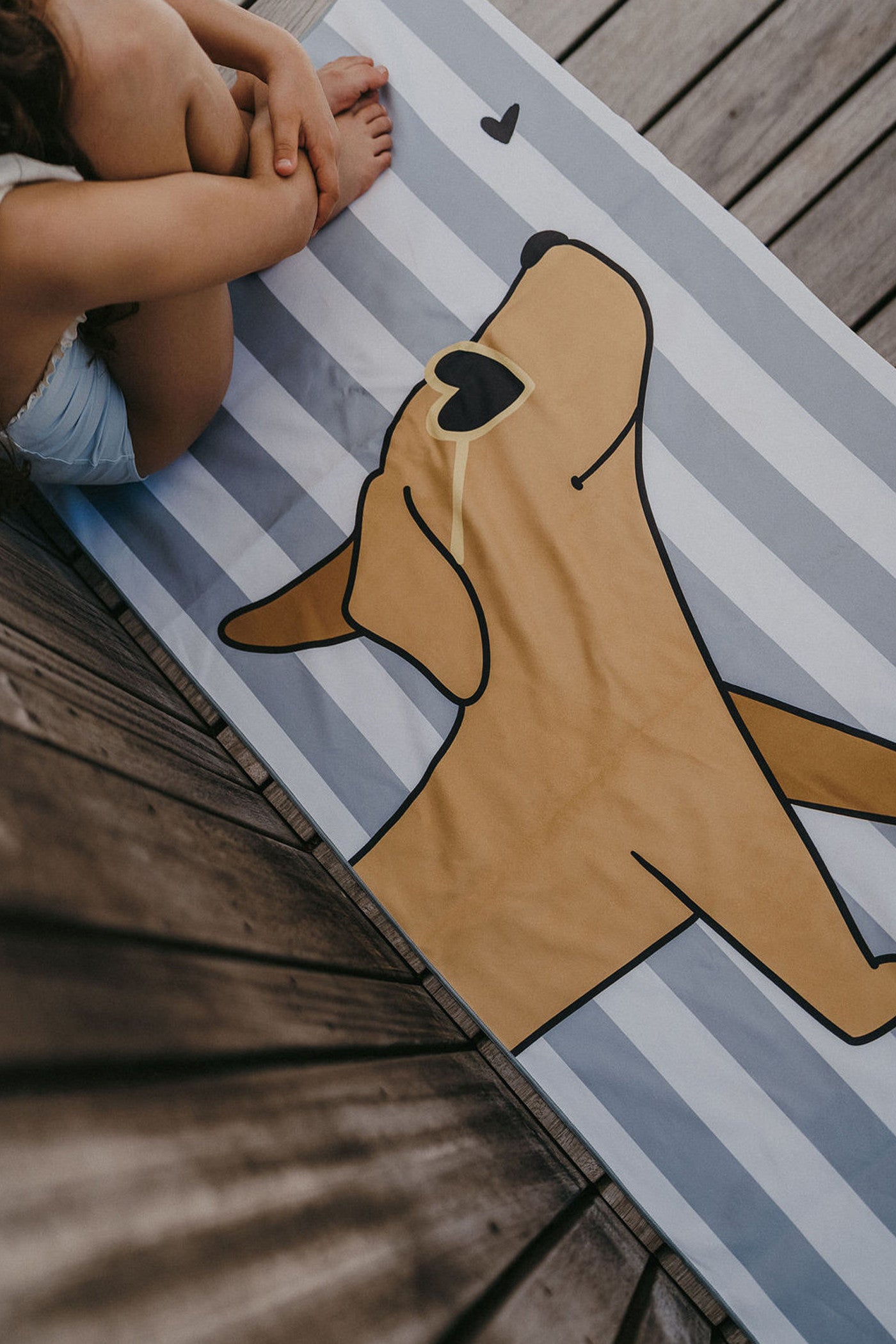 Serviette de plage enfant Minus Chiot