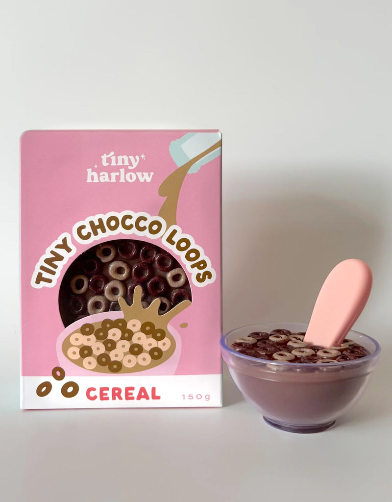 Bol de céréales Tiny Chocco Loops Tiny Harlow avec sa cuillère