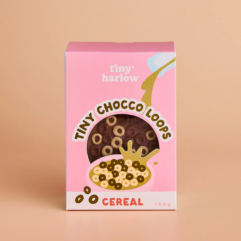 Cuillère magique du bol de céréales chocolat Tiny Harlow